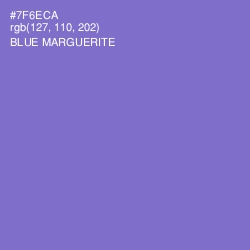 #7F6ECA - Blue Marguerite Color Image