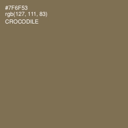 #7F6F53 - Crocodile Color Image