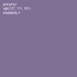 #7F6F97 - Kimberly Color Image