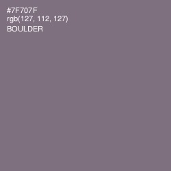 #7F707F - Boulder Color Image