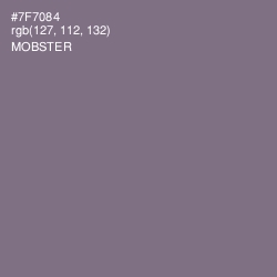 #7F7084 - Mobster Color Image