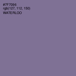 #7F7096 - Waterloo  Color Image