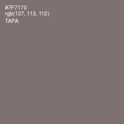 #7F7170 - Tapa Color Image