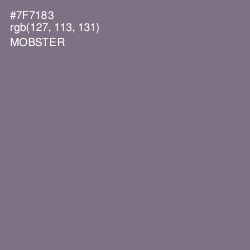 #7F7183 - Mobster Color Image