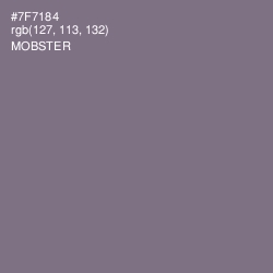 #7F7184 - Mobster Color Image