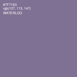 #7F7193 - Waterloo  Color Image