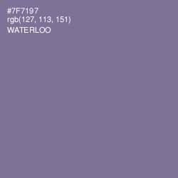 #7F7197 - Waterloo  Color Image