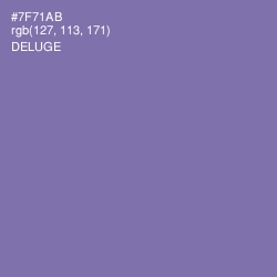 #7F71AB - Deluge Color Image