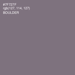 #7F727F - Boulder Color Image