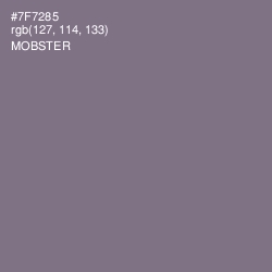 #7F7285 - Mobster Color Image