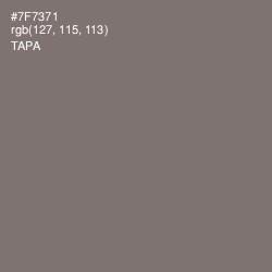 #7F7371 - Tapa Color Image