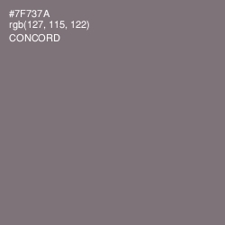 #7F737A - Concord Color Image