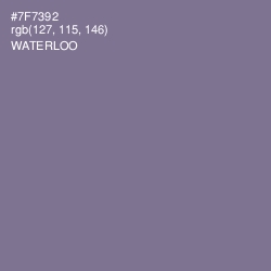 #7F7392 - Waterloo  Color Image