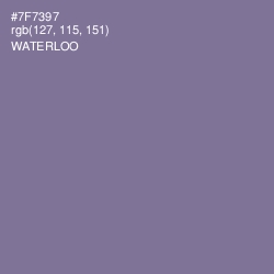 #7F7397 - Waterloo  Color Image
