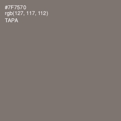 #7F7570 - Tapa Color Image