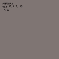 #7F7573 - Tapa Color Image