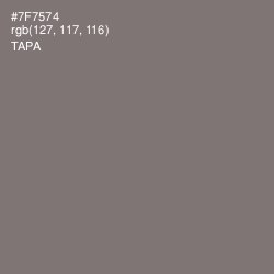 #7F7574 - Tapa Color Image