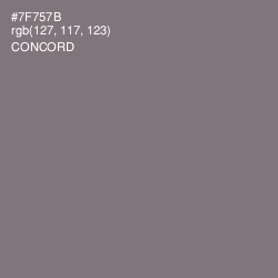 #7F757B - Concord Color Image