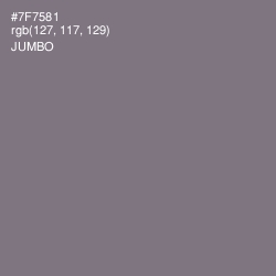 #7F7581 - Jumbo Color Image