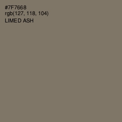 #7F7668 - Limed Ash Color Image