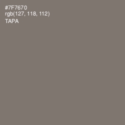 #7F7670 - Tapa Color Image