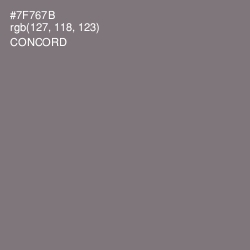 #7F767B - Concord Color Image