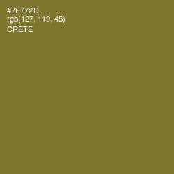 #7F772D - Crete Color Image