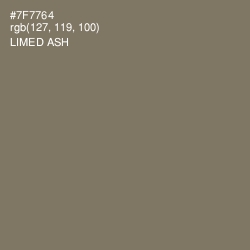 #7F7764 - Limed Ash Color Image