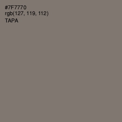 #7F7770 - Tapa Color Image