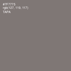 #7F7775 - Tapa Color Image