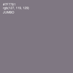 #7F7781 - Jumbo Color Image