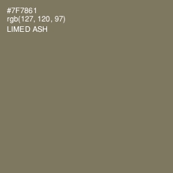 #7F7861 - Limed Ash Color Image