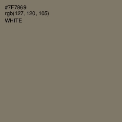 #7F7869 - Limed Ash Color Image
