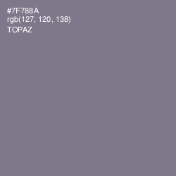 #7F788A - Topaz Color Image