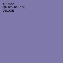 #7F78AA - Deluge Color Image