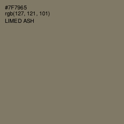 #7F7965 - Limed Ash Color Image