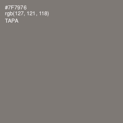 #7F7976 - Tapa Color Image