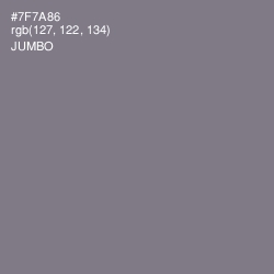 #7F7A86 - Jumbo Color Image