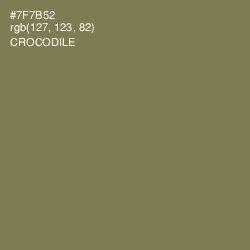 #7F7B52 - Crocodile Color Image