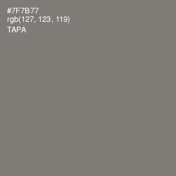 #7F7B77 - Tapa Color Image