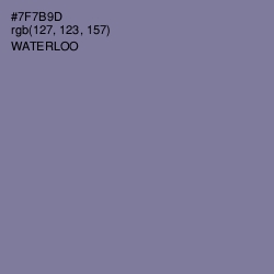 #7F7B9D - Waterloo  Color Image