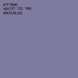 #7F7B9E - Waterloo  Color Image