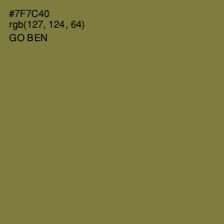 #7F7C40 - Go Ben Color Image