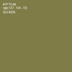 #7F7C48 - Go Ben Color Image