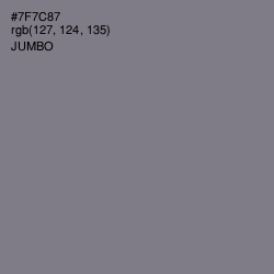 #7F7C87 - Jumbo Color Image