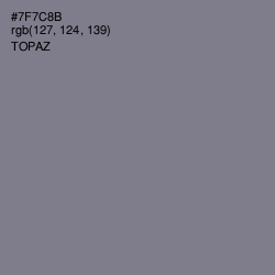 #7F7C8B - Topaz Color Image