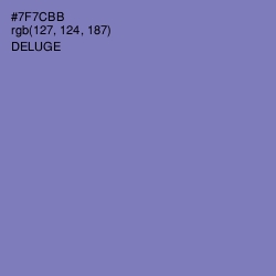 #7F7CBB - Deluge Color Image