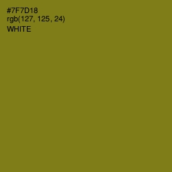 #7F7D18 - Olivetone Color Image