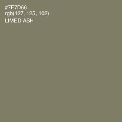 #7F7D66 - Limed Ash Color Image