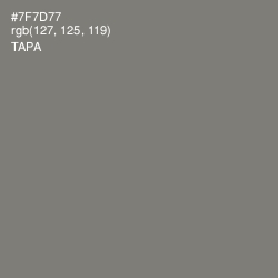 #7F7D77 - Tapa Color Image